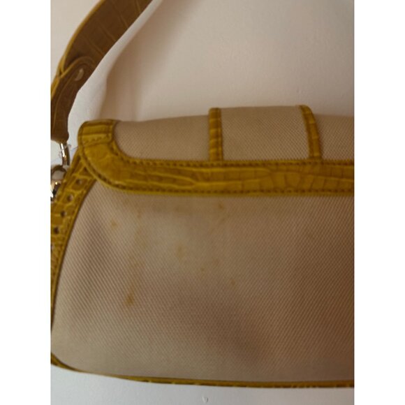 Celine Yellow Handbag W/ Buckle Clasp - Picture 5 of 5